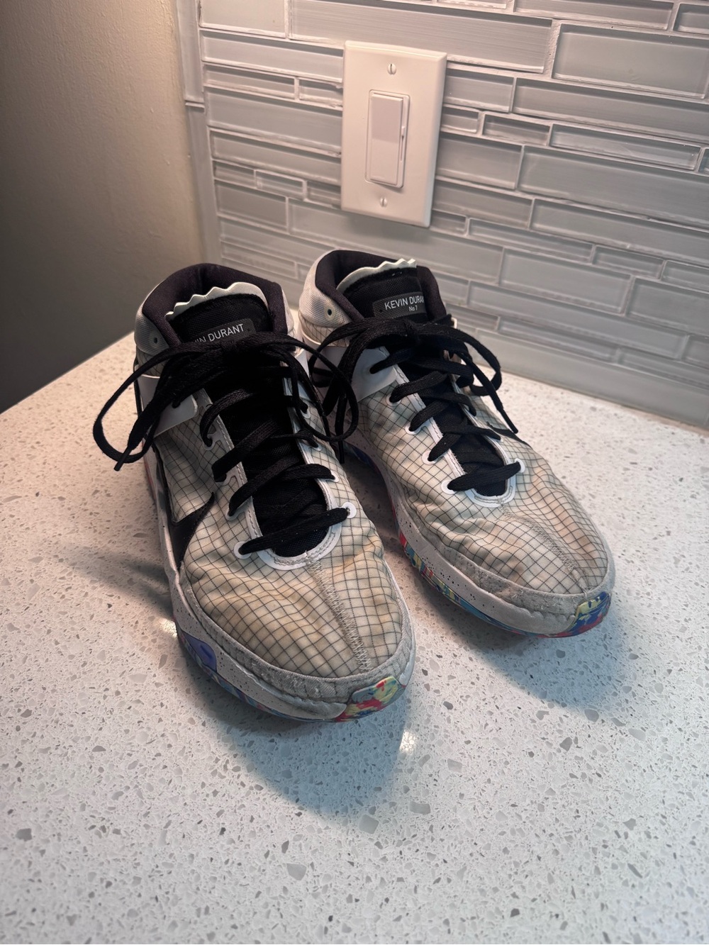 Nike Kevin Durant Men’s Low-Top Basketball Shoes - Size 12 Multicolor